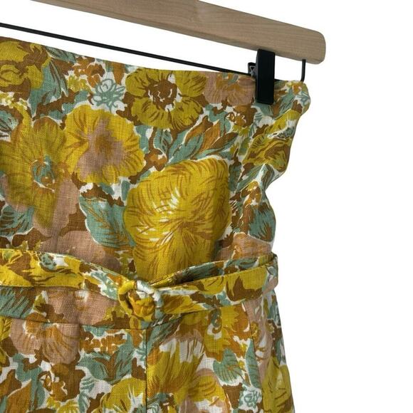 Faithfull Alegrias Linen Wide Leg Jumpsuit Sz XS - Picture 6 of 12